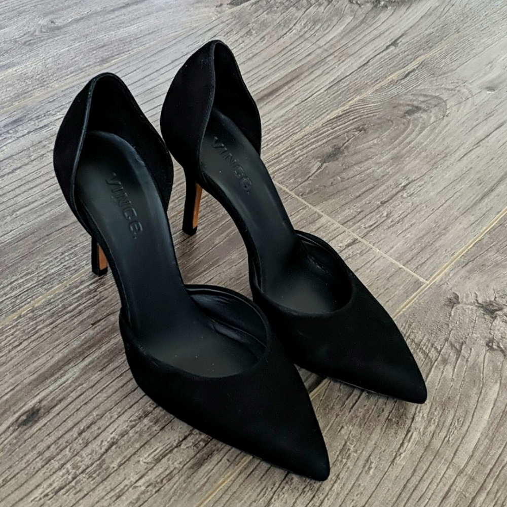 Vince Suede D’Orsay Heels